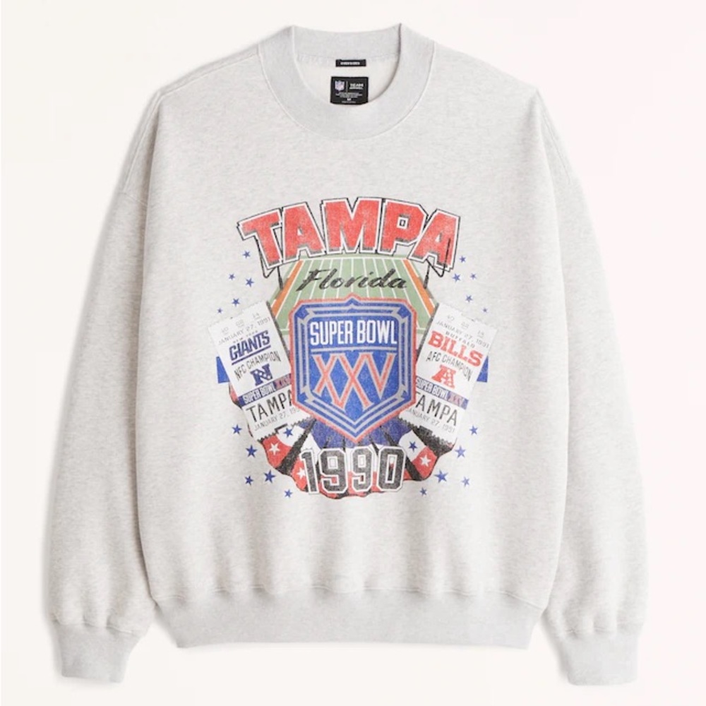 Abercrombie & Fitch Vintage Super Bowl Graphic